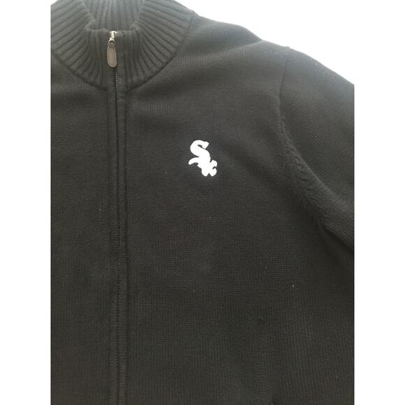 Men's Sox L.L. Bean Heavy Cotton Sweater Black - Picture 3 of 7